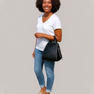 House Of Harlow Bowler Bag With Removable Crossbody Strap